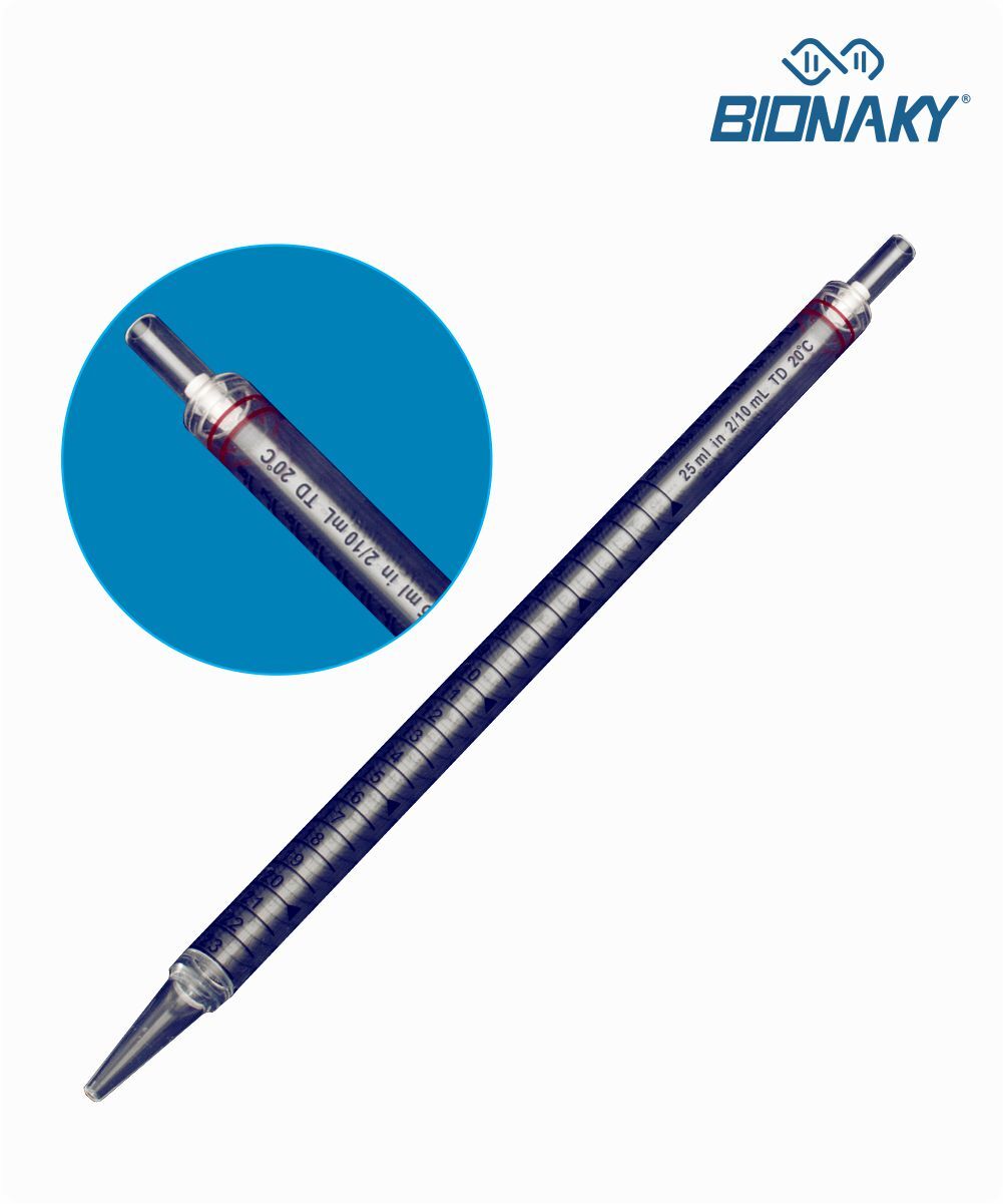 Pipeta sorológica descartável 25mL estéril